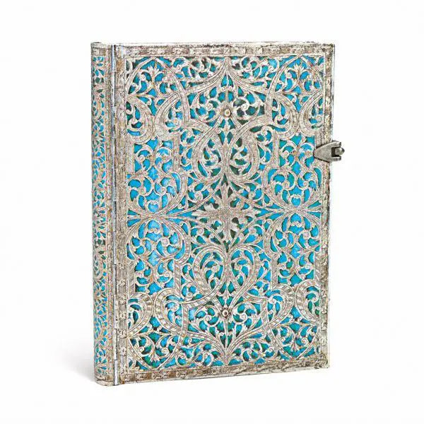 PAPERBLAN Notizbuch Maya Blau  130x180mm Idealshop