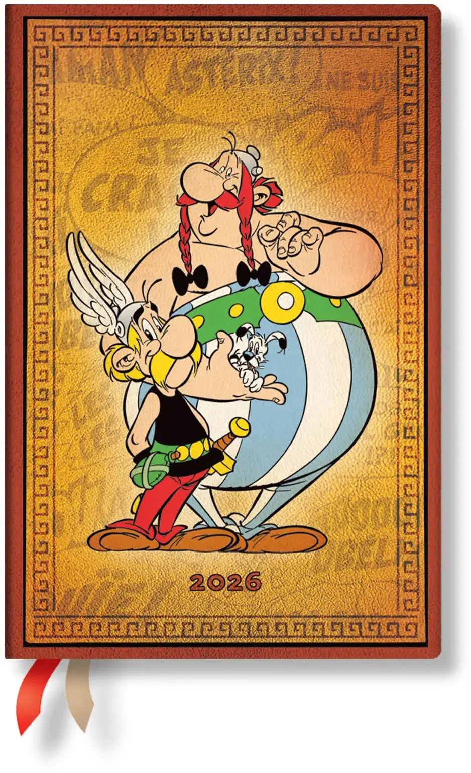 PAPERBLANKS Agenda Asterix & Obelix 2026 DD0552-1 1W/2S HOR Mini HC DE 9.5x14cm Idealshop