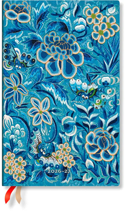 PAPERBLANKS Agenda Blaue Weide Maxi 26/27 FD1844-6 1W/2S 18M DE VER SC 13.5x21cm Idealshop