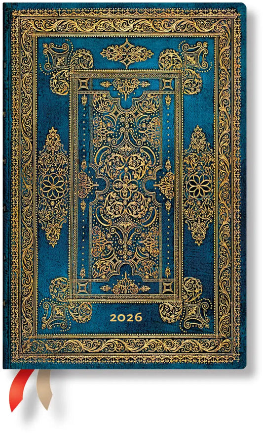 PAPERBLANKS Agenda Blue Luxe 2026 DD0569-9 1W/1S VSO Mini HC DE 9.5x14cm Idealshop