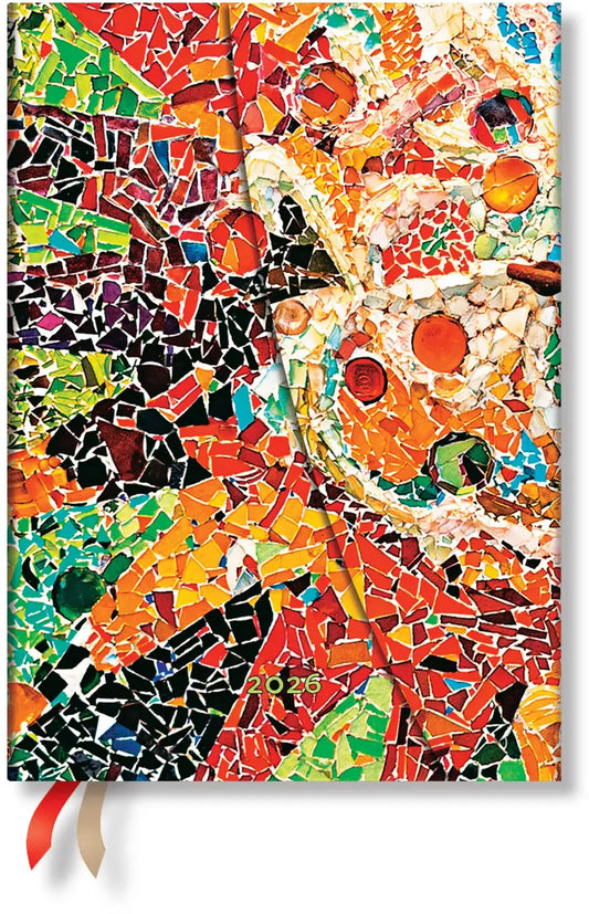 PAPERBLANKS Agenda Le Soleil de Gaudi 2026 DF0913-0 1W/2S HOR Midi HC FR 13x18cm Idealshop