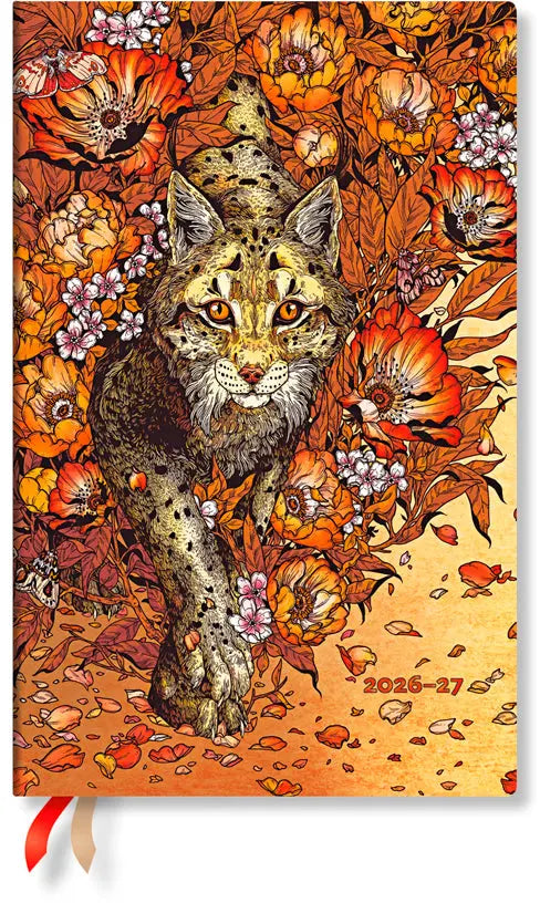 PAPERBLANKS Agenda Luchs Maxi 26/27 DD1731-9 1W/2S 18M DE VER HC 13.5x21cm Idealshop
