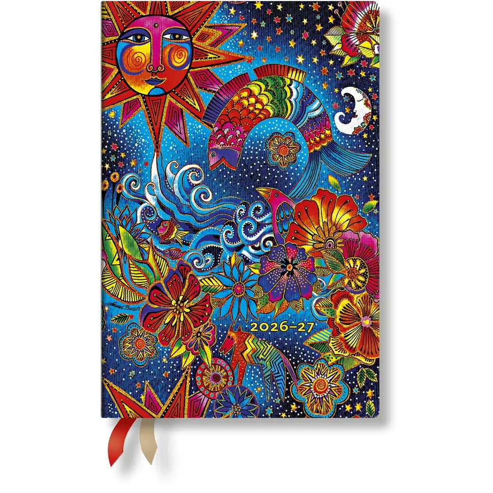 PAPERBLANKS Agenda Magie Cél. Mini 26/27 FF2108-8 1W/2S 13M FR HOR SC 9.5x14cm Idealshop