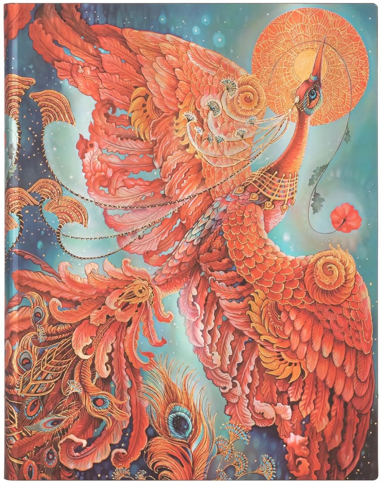 PAPERBLANKS Notizbuch Feuervogel Ultra FB8209-5 liniert 176 Seiten Idealshop