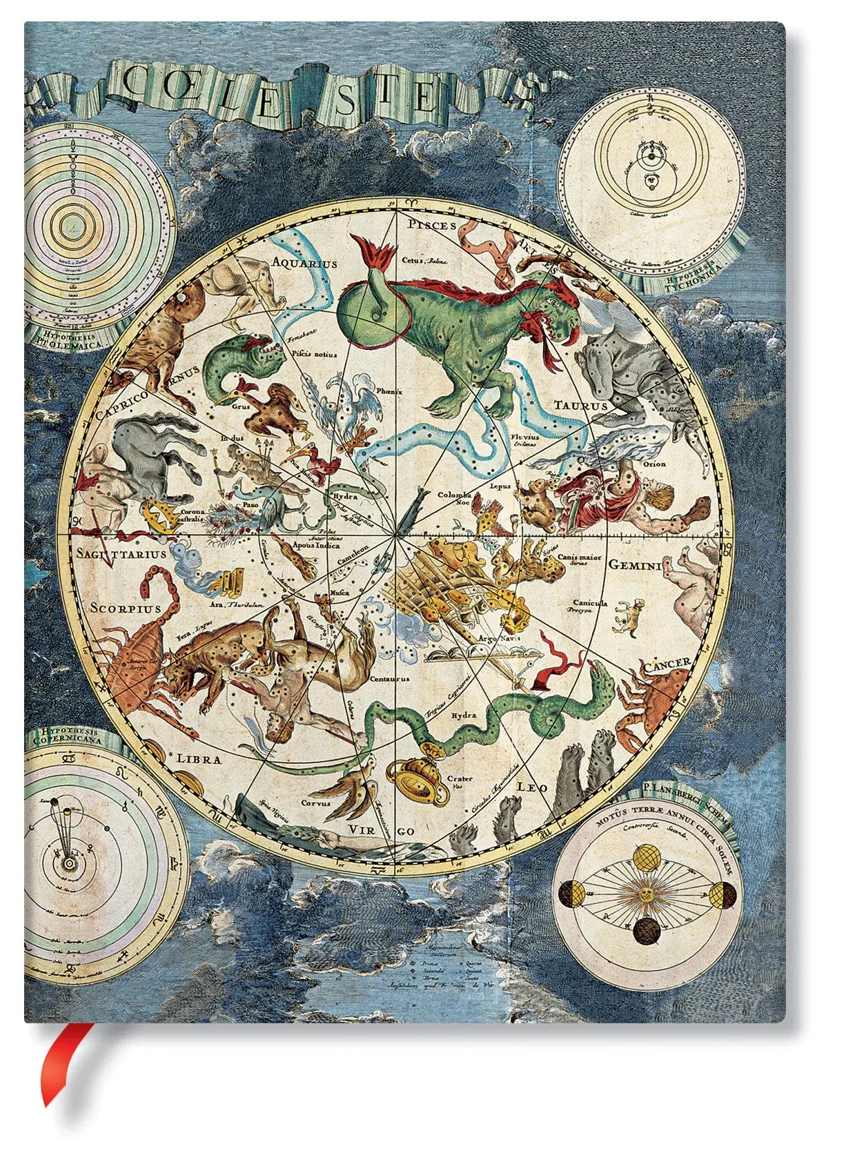PAPERBLANKS Notizbuch Flexis Planisphäre FB5614-0 180×230mm, liniert, 176 S. Idealshop