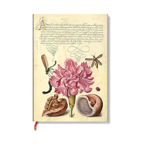 PAPERBLANKS Notizbuch Rosa Nelke Midi FB9728-0 blanko 176 Seiten Idealshop