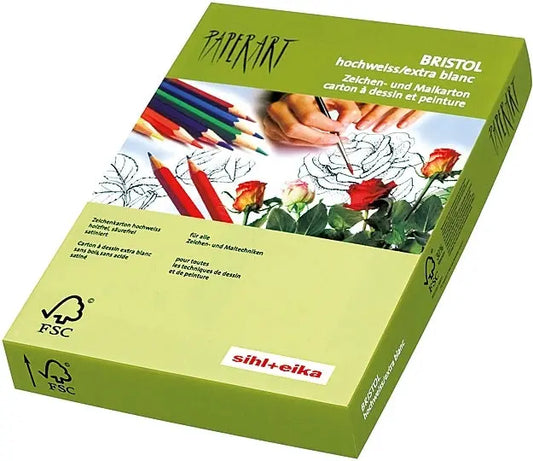PAPYRUS Karton Bristol A4 88077854 240g, weiss 250 Blatt Idealshop