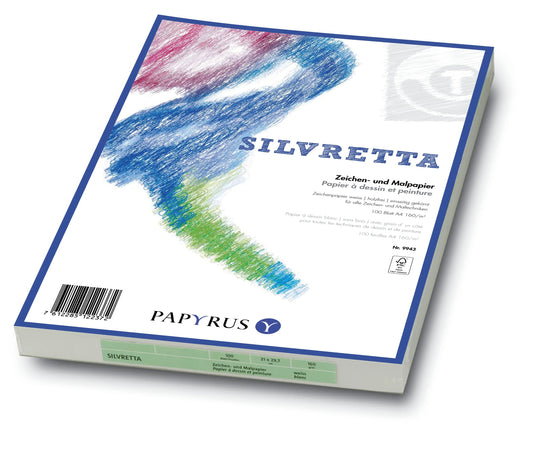 PAPYRUS Zeichenpapier A4 88248950 180g, weiss 100 Blatt Idealshop