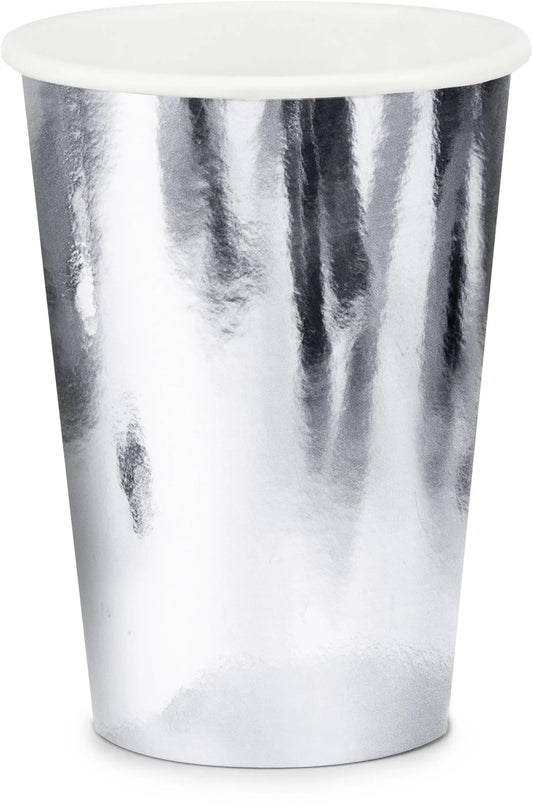 PARTYDECO Becher 220ml KPP35018EU1 silber 6 Stück Idealshop