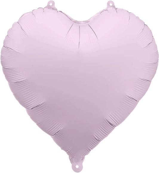 PARTYDECO Folienballon 35cm FB9T-014 Herz lila Idealshop