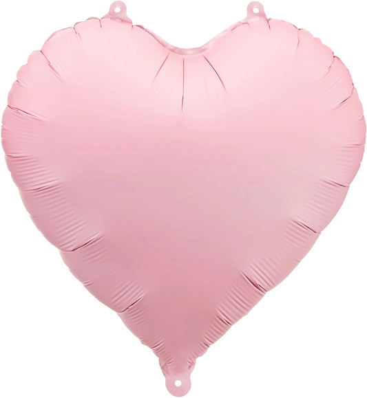 PARTYDECO Folienballon 35cm FB9T-081 Herz rosa Idealshop
