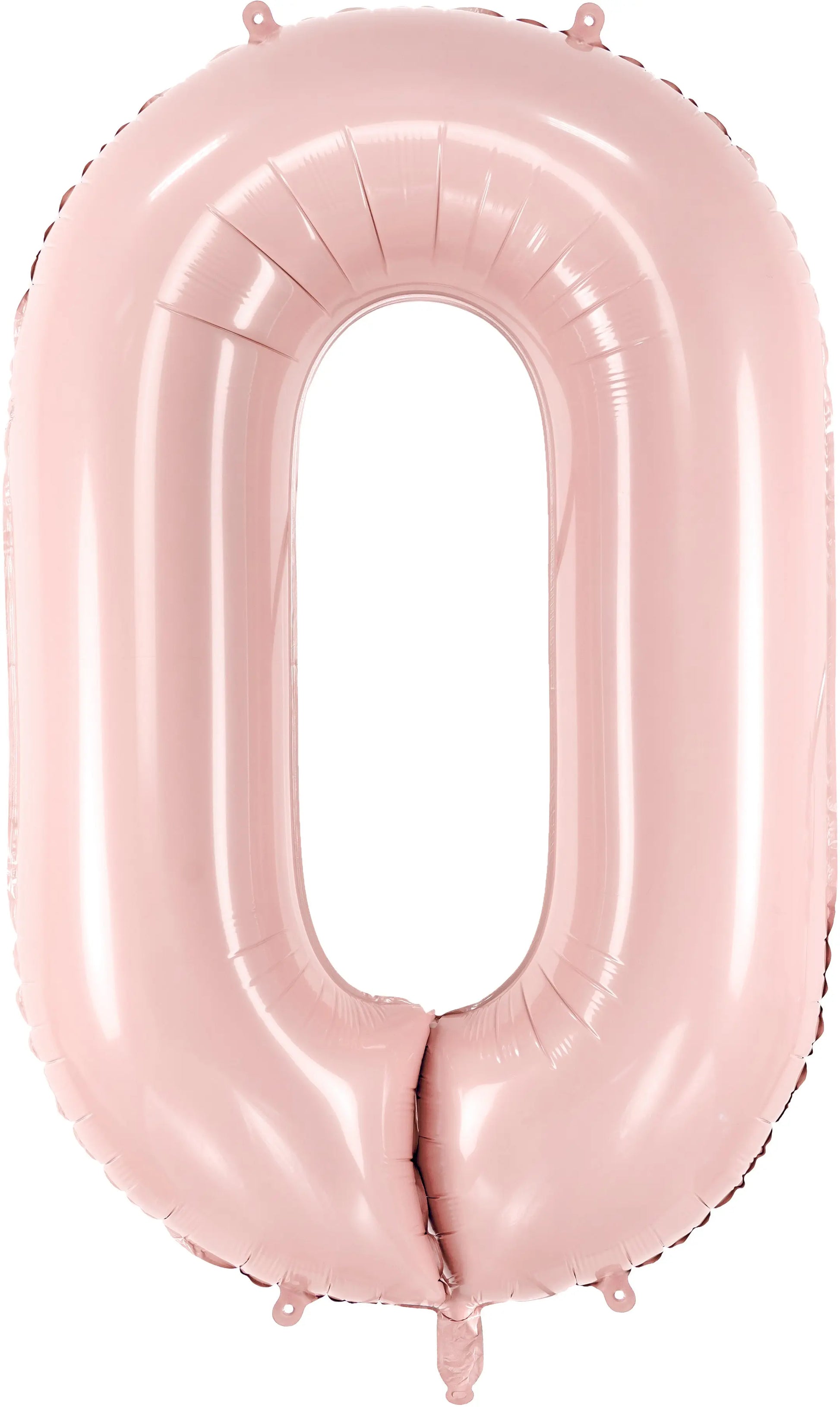 PARTYDECO Folienballon Ziffer 0 72cm FB230P0081J rosa Idealshop