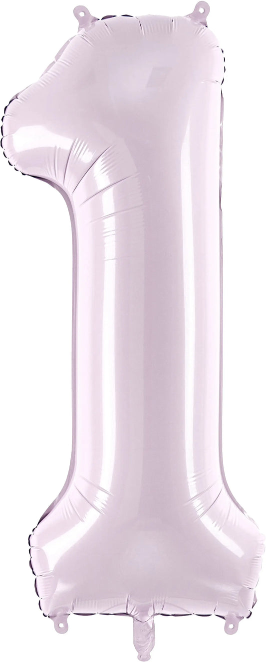 PARTYDECO Folienballon Ziffer 1 72cm FB230G-1-014 lila Idealshop