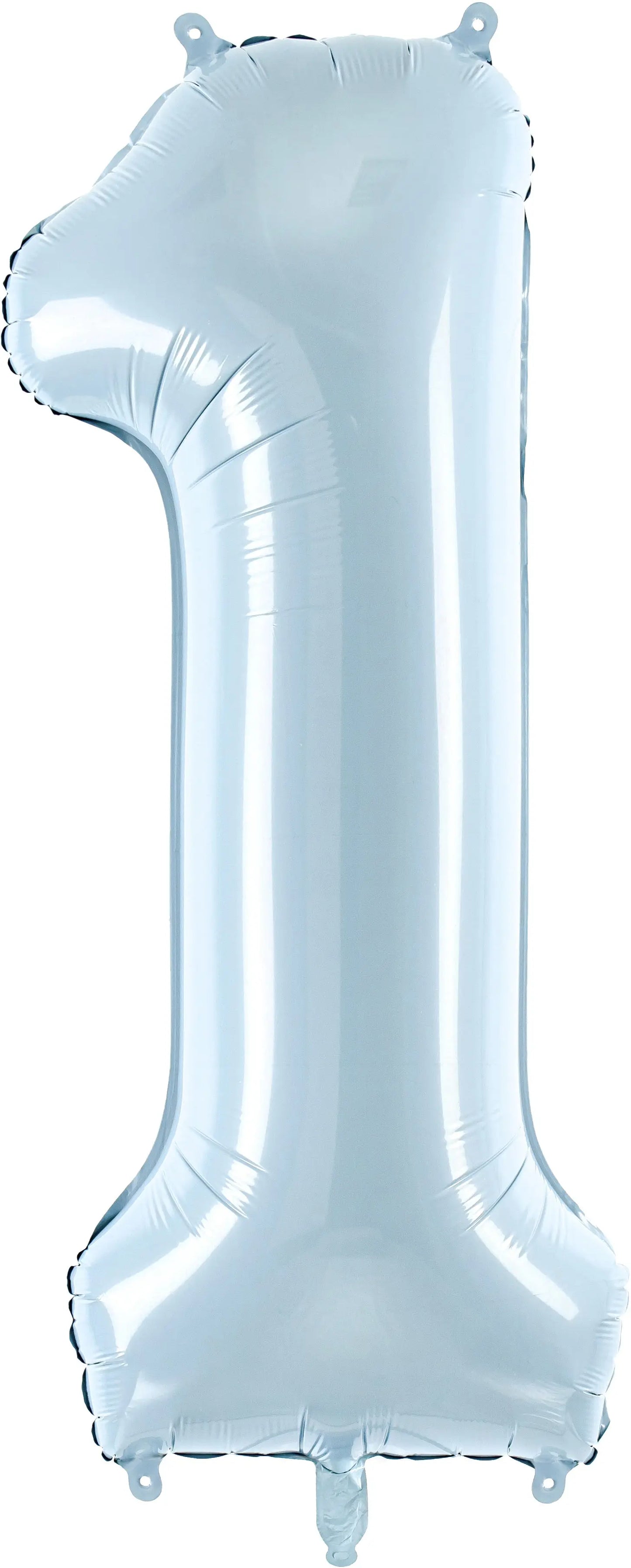 PARTYDECO Folienballon Ziffer 1 72cm FB230P1001J hellblau Idealshop