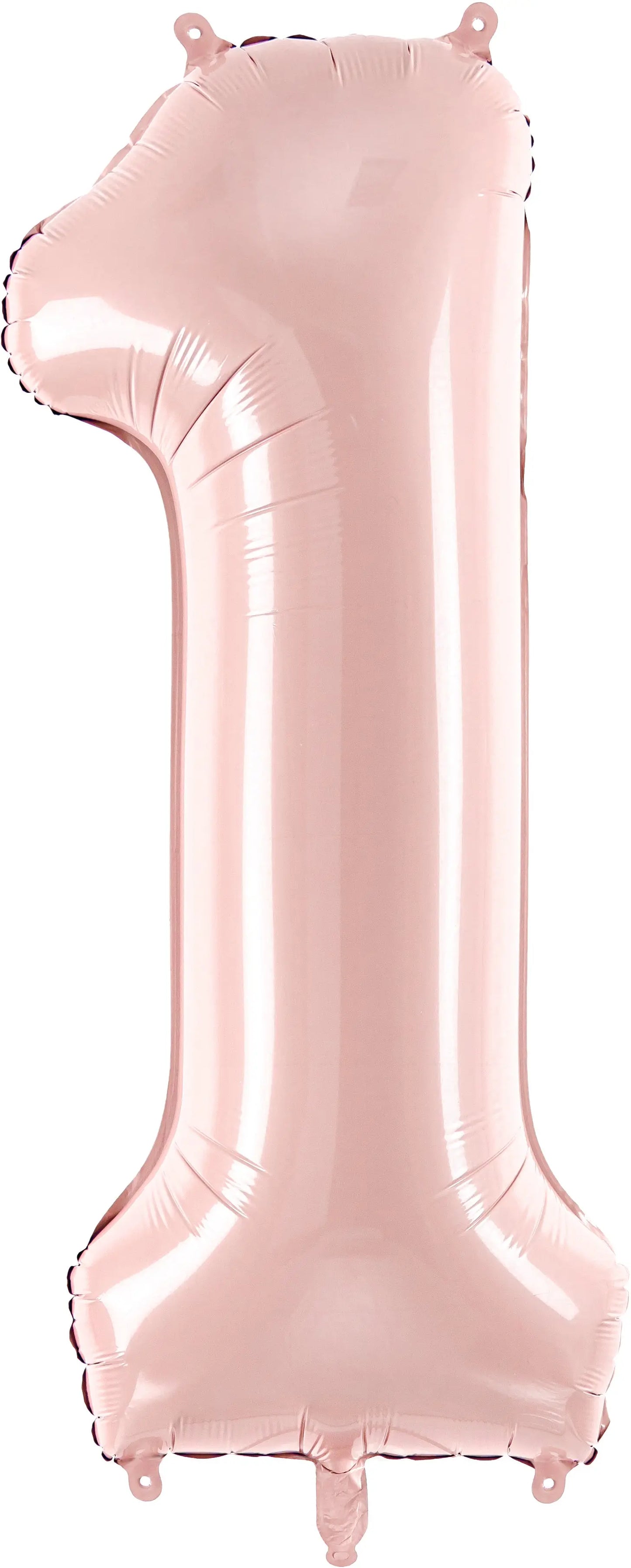 PARTYDECO Folienballon Ziffer 1 72cm FB230P1081J rosa Idealshop