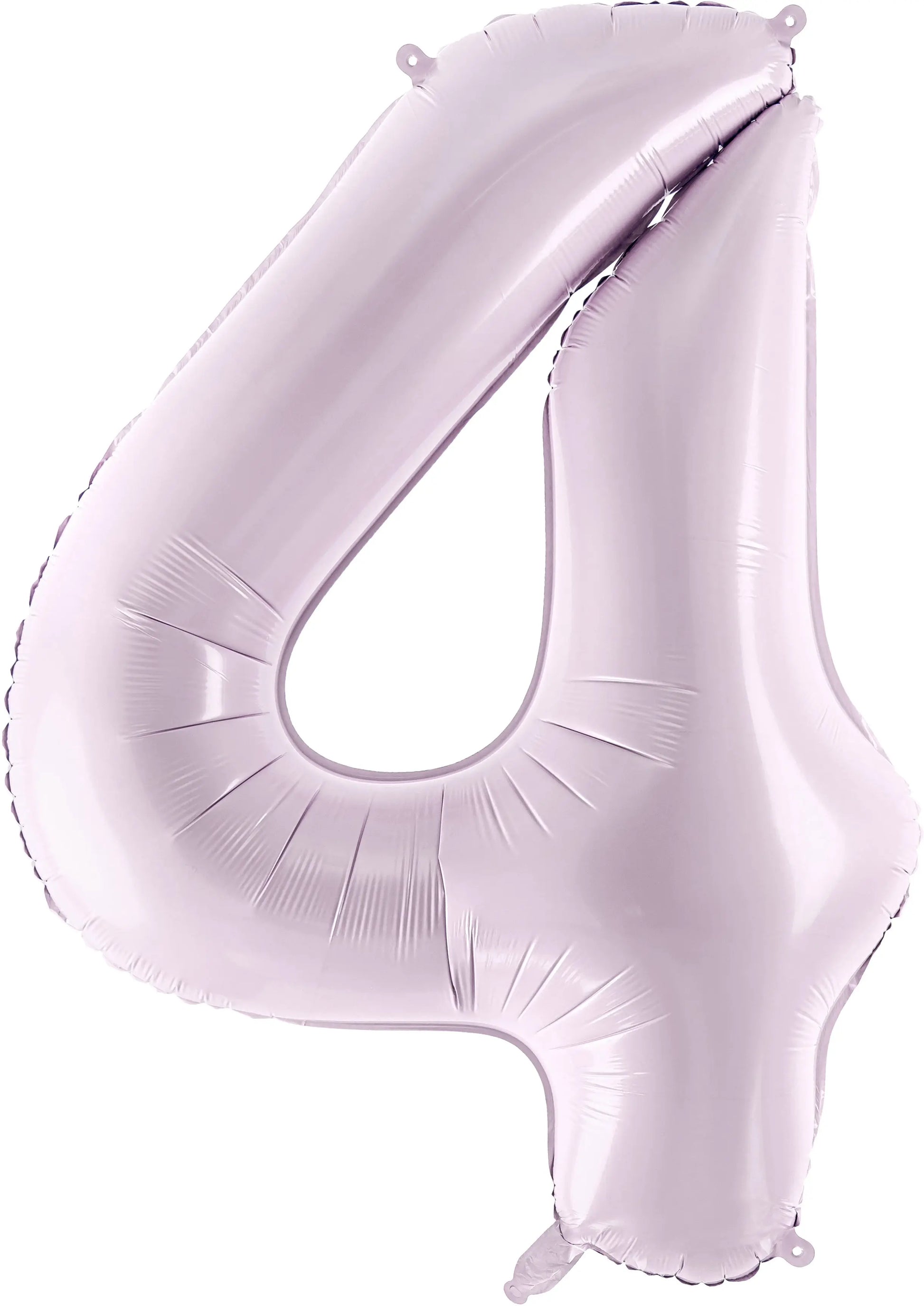 PARTYDECO Folienballon Ziffer 4 72cm FB230G-4-014 lila Idealshop