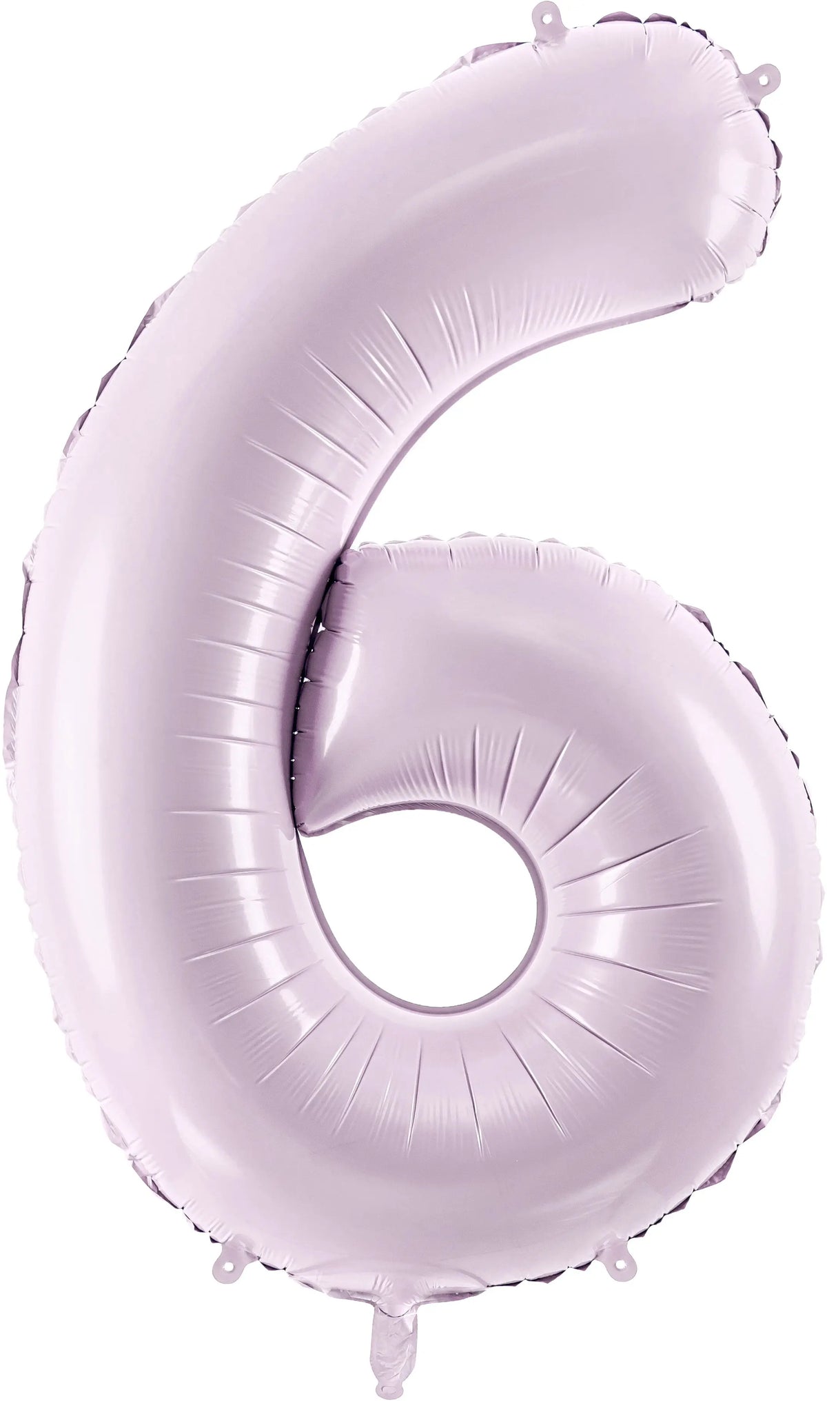 PARTYDECO Folienballon Ziffer 6 72cm FB230G-6-014 lila Idealshop