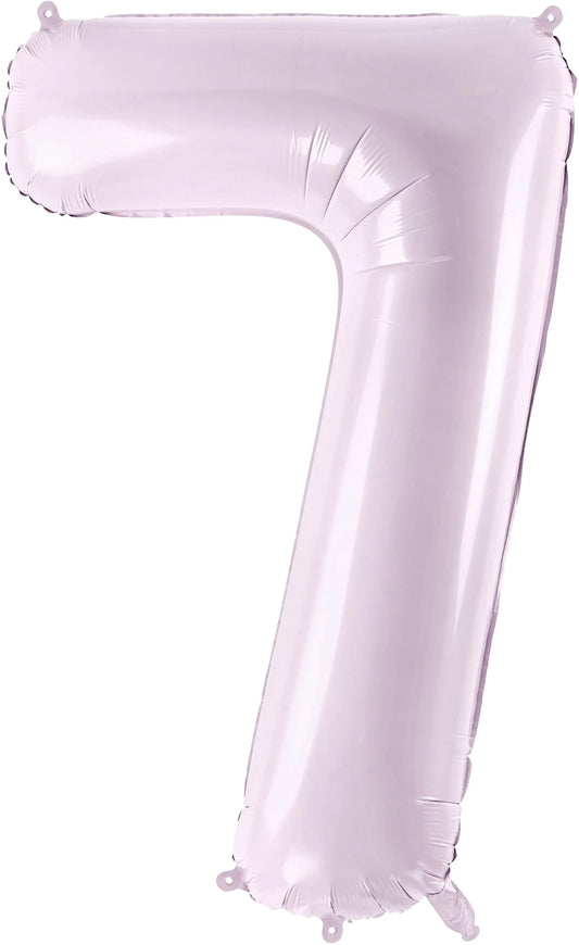 PARTYDECO Folienballon Ziffer 7 72cm FB230G-7-014 lila Idealshop
