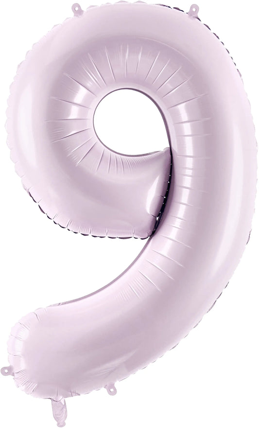 PARTYDECO Folienballon Ziffer 9 72cm FB230G-9-014 lila Idealshop