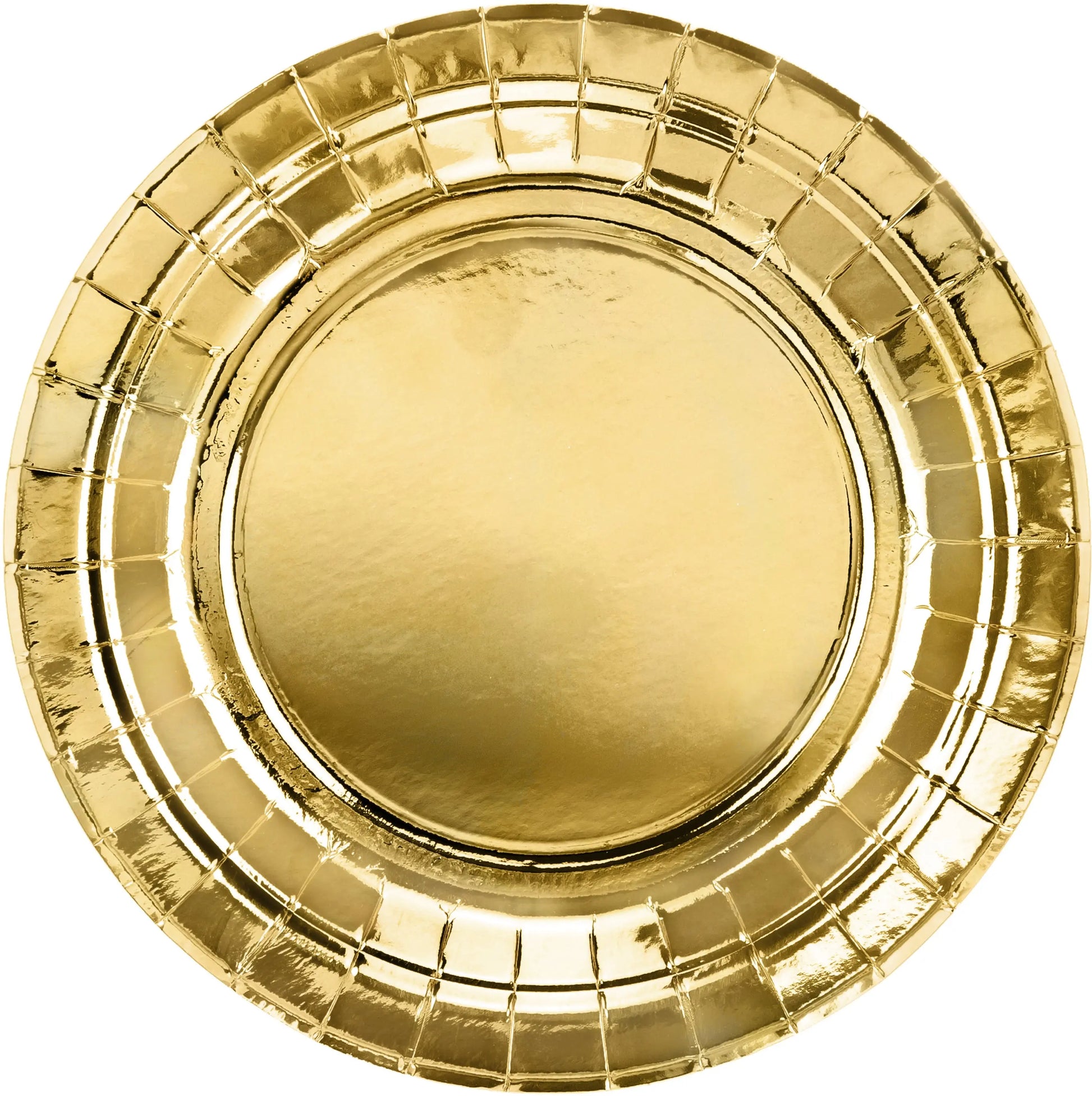 PARTYDECO Teller 18cm TPP57-019ME gold 6 Stück Idealshop