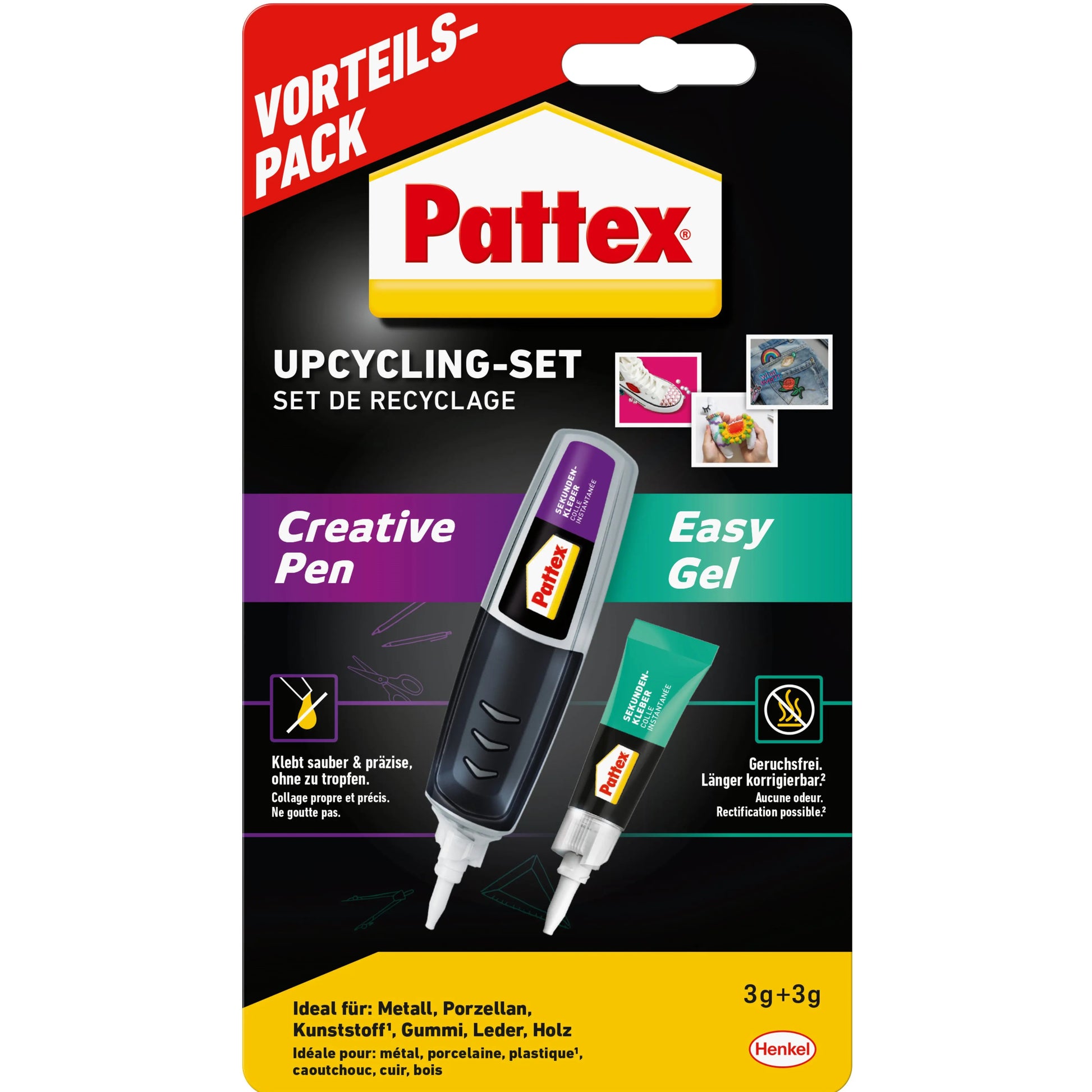 PATTEX Sekundenkleber PSUS1 Upcycling-Set Idealshop
