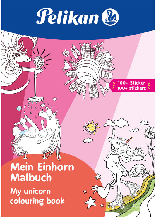 PELIKAN   Malbuch           mit Stickern