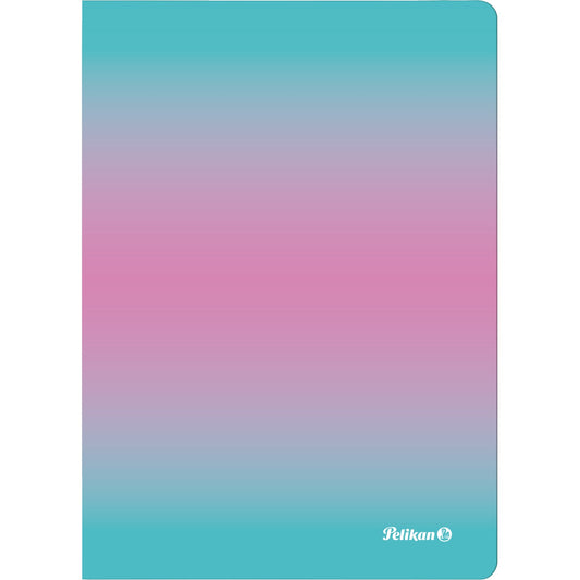 PELIKAN Notizbuch A5 300002304 kariert mint/rosa Idealshop