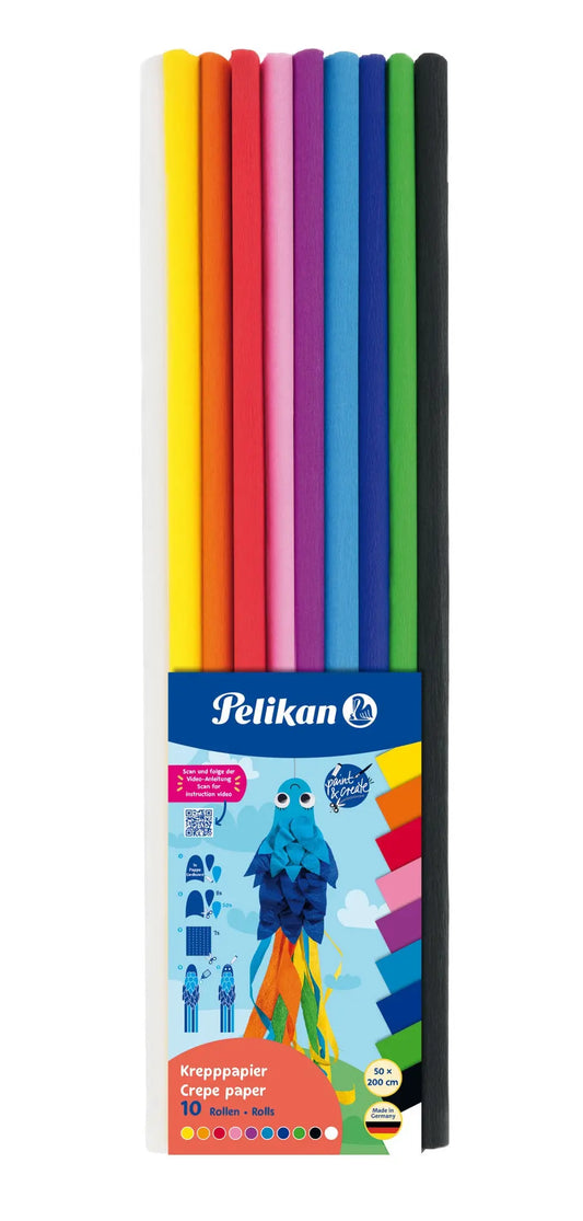 PELIKAN Bastelkrepp 101622 Set 50x200 cm Idealshop