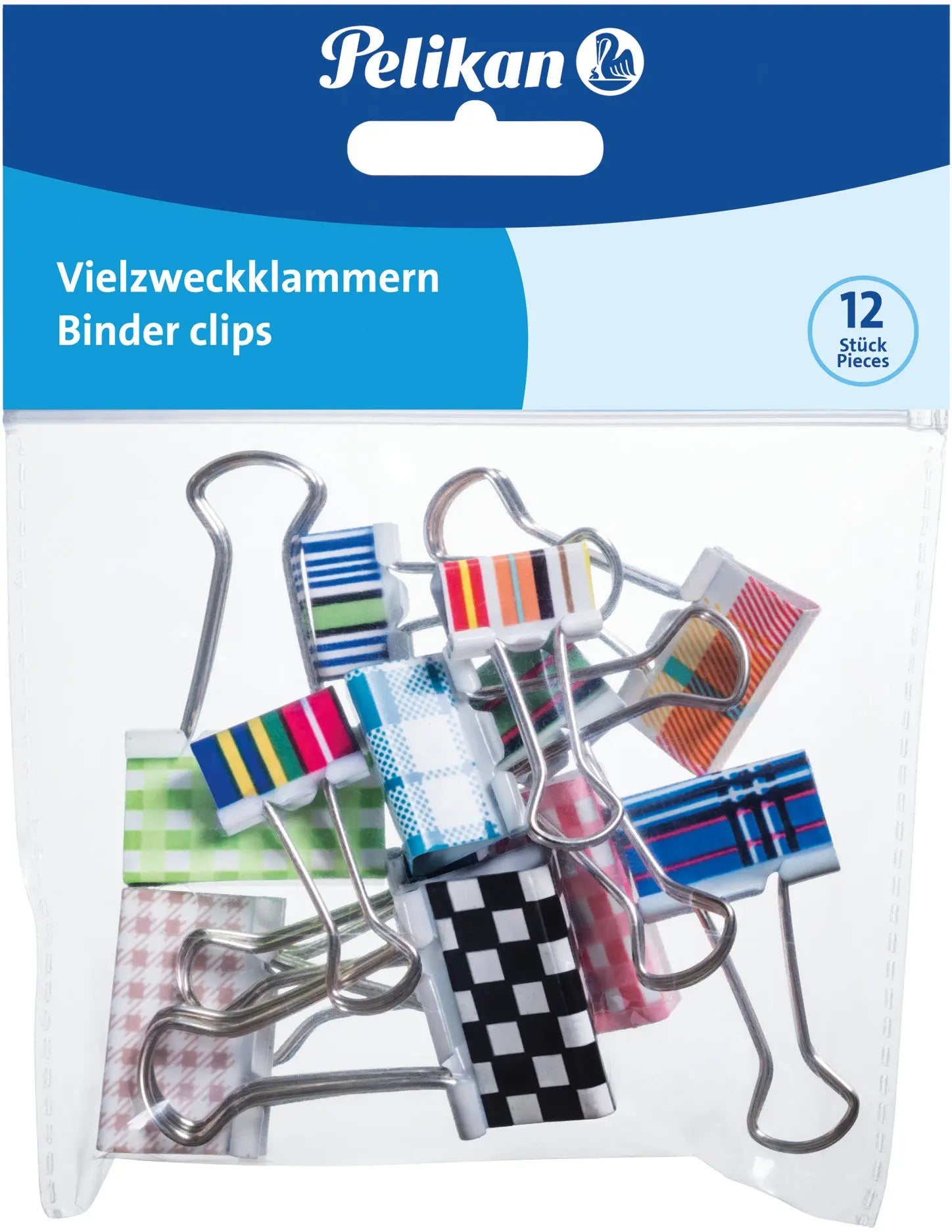 PELIKAN Foldback-Klammer 700306 assortiert 12 Stk. Idealshop