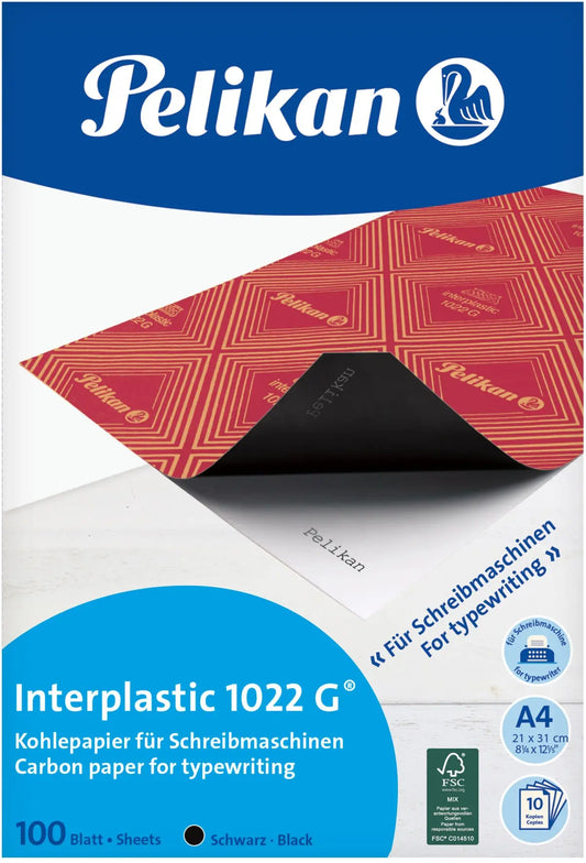 PELIKAN Kohlepapiere 1022G A4 404400 interplastic 100 Blatt Idealshop