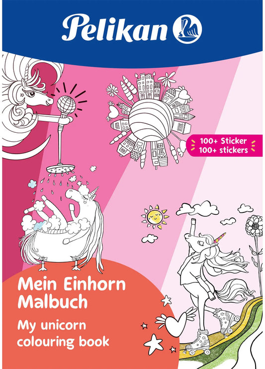 PELIKAN   Malbuch           mit Stickern Idealshop