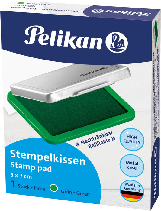 PELIKAN Metall-Stempelkissen grün 331199 Gr.3 7x5cm Idealshop