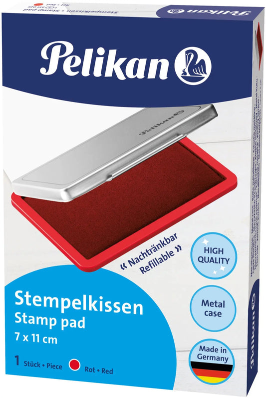 PELIKAN Metall-Stempelkissen rot 331025 Gr.2 11x7cm Idealshop