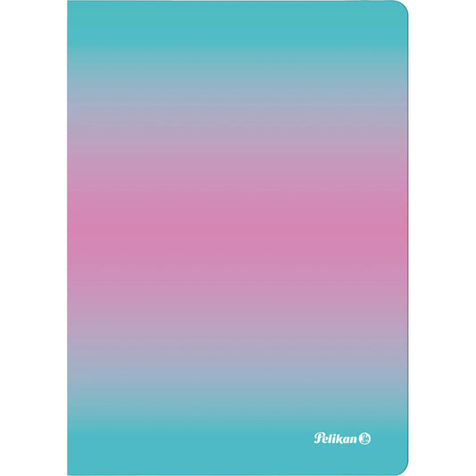 PELIKAN Notizbuch A5 300002304 kariert mint/rosa Idealshop