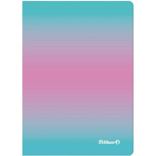PELIKAN Notizbuch A6 300002311 kariert mint/rosa Idealshop