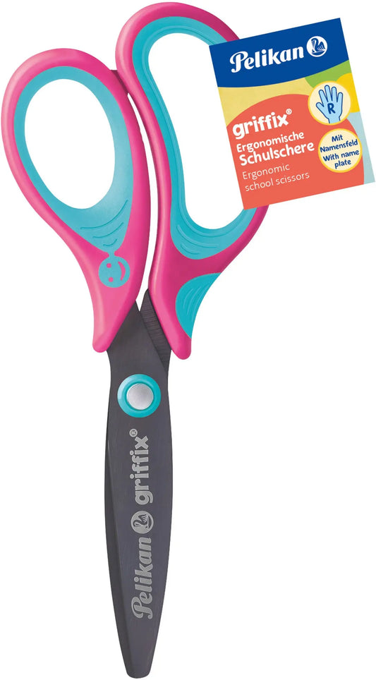 PELIKAN Schere Griffix 819022 Lovely Pink, Rechtshänder Idealshop