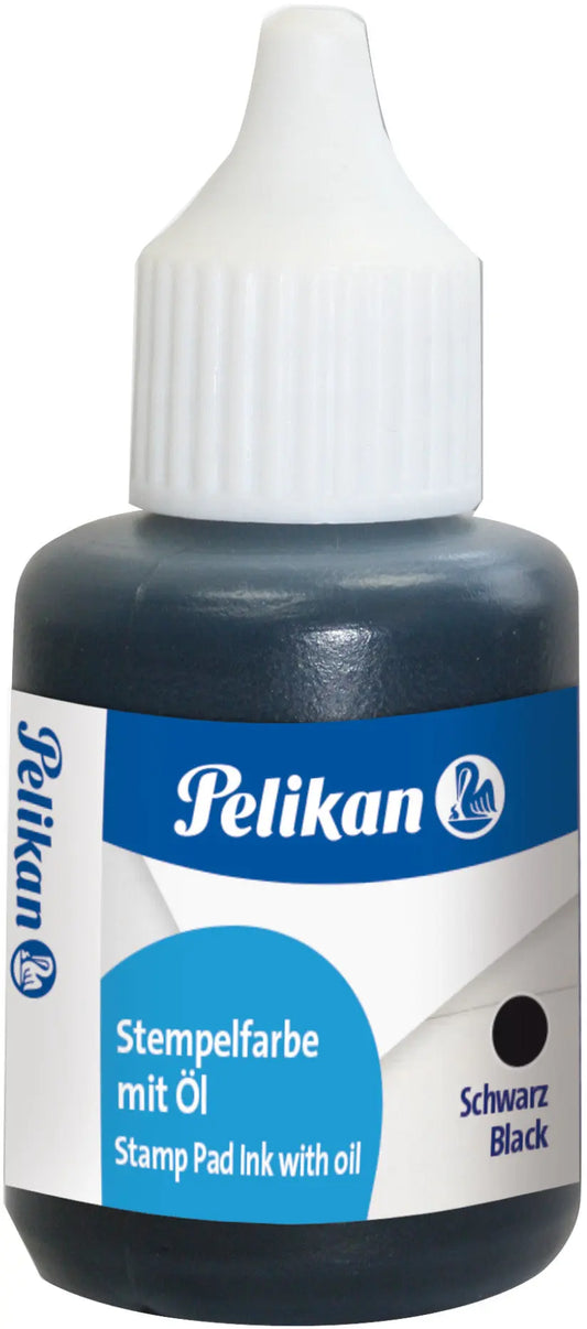 PELIKAN Stempelfarbe 351353 schwarz, mit Oel Idealshop
