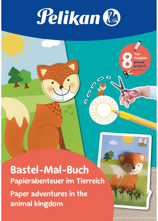 PELIKAN Verbastelbuch Tierreich 101547 A4 140g/m2 Idealshop