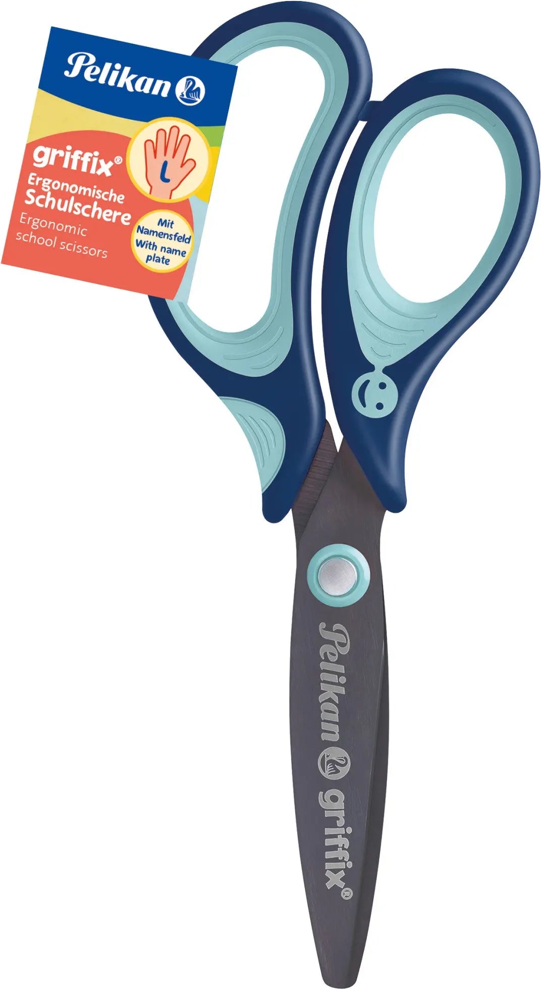 PELIKAN griffix Schere Blau 803656 Linkshänder Idealshop