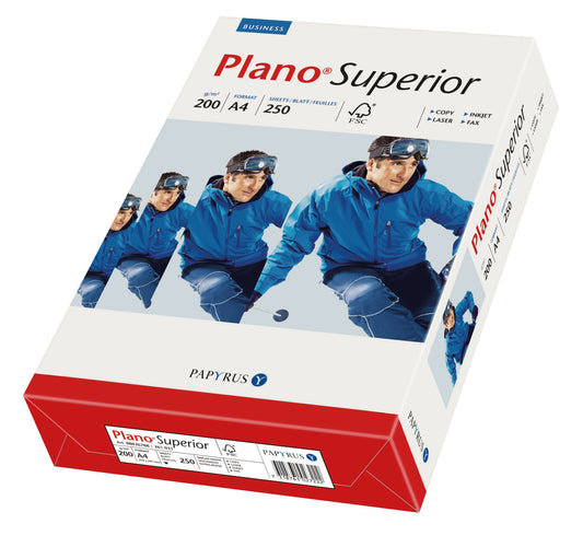 PLANO SUPERIOR Kopierpapier A4 88026788 weiss, 200g SB FSC 250 Blatt Idealshop