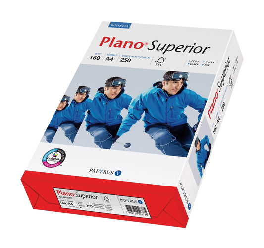 PLANO SUPERIOR Kopierpapier A4 88026787 160g, weiss 250 Blatt Idealshop