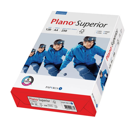PLANO SUPERIOR Kopierpepier A4 88026786 120g, weiss 250 Blatt Idealshop