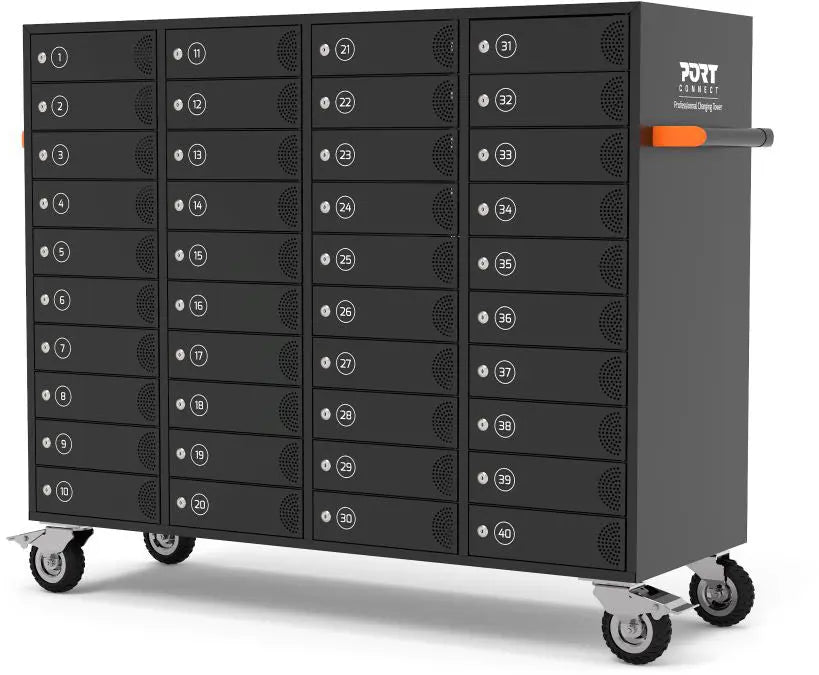 PORT Charging Cabinet Indiv.Doors 901969 40 Tablets/Notebooks Idealshop