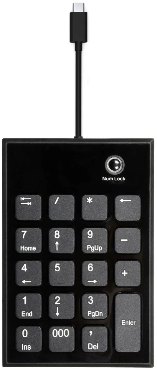 PORT Numeric Keypad wired 900801 USB-C/USB-A, PC/Mac Idealshop
