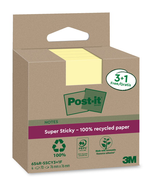 POST-IT   SuperSticky Notes      76x76mm