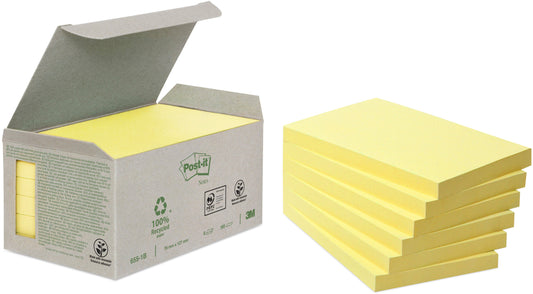 POST-IT   Haftnotizen Recycling 126x76mm