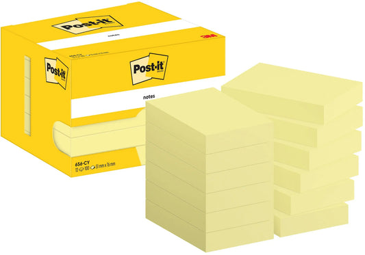 POST-IT Block 51x76mm 656 CY Gelb 12x100 Blatt Idealshop