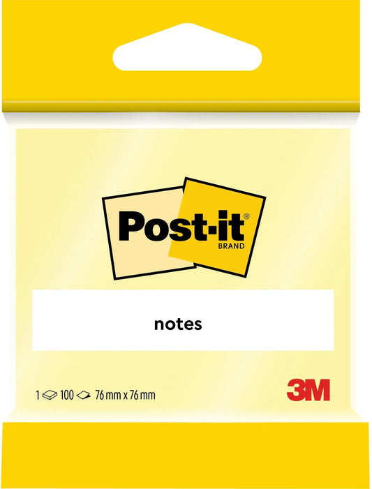 POST-IT Haftnotizen 76x76mm 6820 gelb 100 Blatt Idealshop