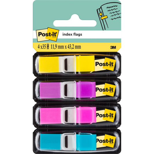 POST-IT Index Mini 11.9x43.1mm 683-4AB 4-farbig 4x35 Tabs Idealshop