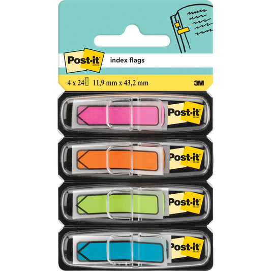 POST-IT Index Pfeile 684-ARR4 neon 4-farbig ass./4x24 Blatt Idealshop